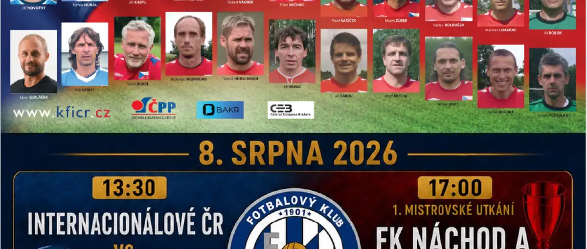 SLAVNOSTNÍ ZAHÁJENÍ NOVÉ SEZÓNY 8.8.2026