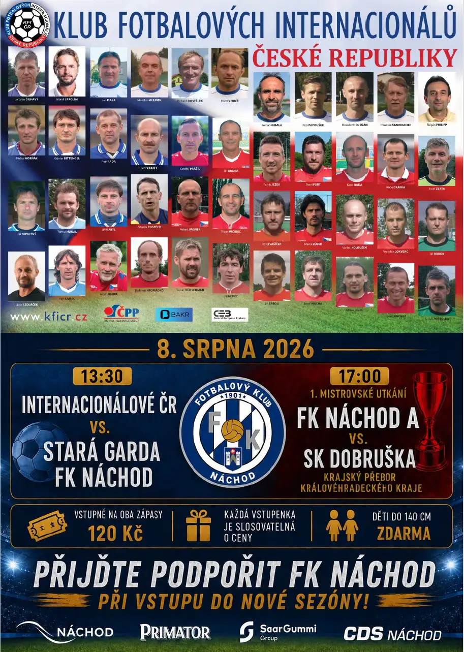 SLAVNOSTNÍ ZAHÁJENÍ NOVÉ SEZÓNY 8.8.2026