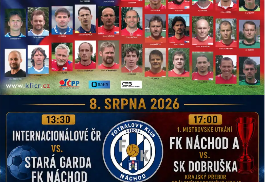 SLAVNOSTNÍ ZAHÁJENÍ NOVÉ SEZÓNY 8.8.2026