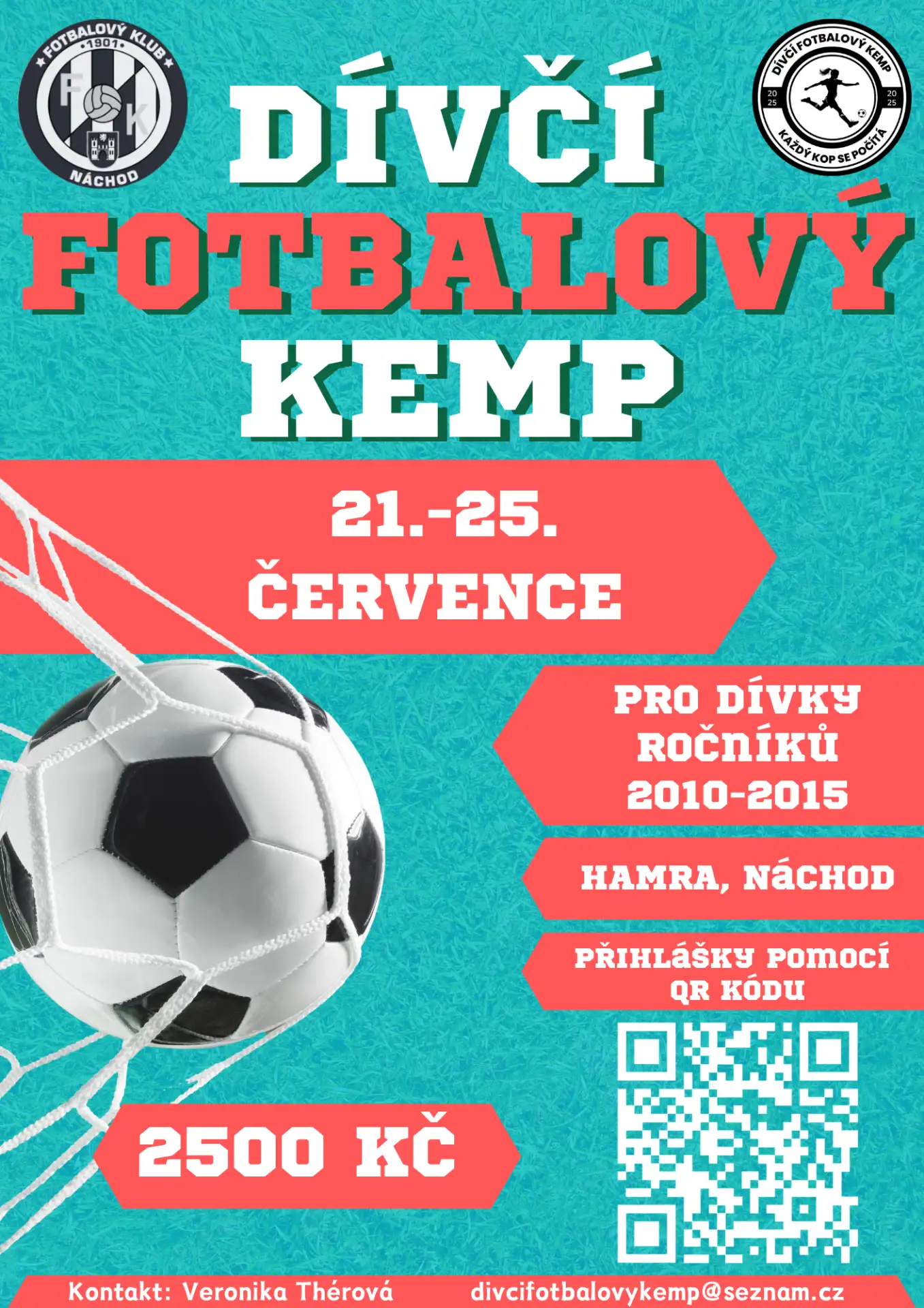 Dívčí fotbalový kemp 2025